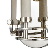 Elk 16350/1 Bergamo 14'' High 1-Light Sconce - Polished Nickel