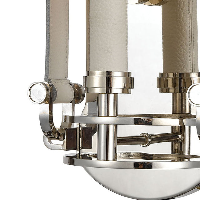Elk 16350/1 Bergamo 14'' High 1-Light Sconce - Polished Nickel
