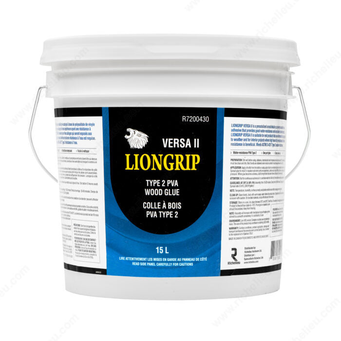 Liongrip R7200130 Water Resistant Press Glue - LIONGRIP VERSA II, 1 gal.