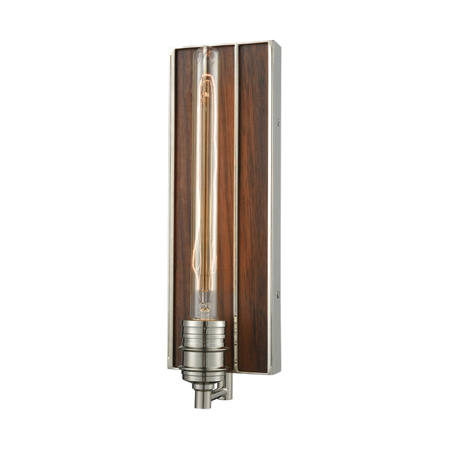 Elk 16433/1 Brookweiler 15'' High 1-Light Sconce - Polished Nickel