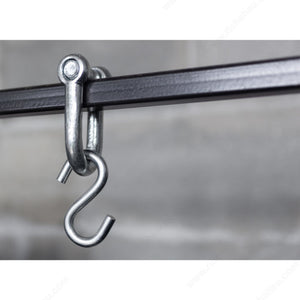 KingChain 454111 Zinc "S" Hook, 22 lb, 5 / Card, 1 1/4 in, 1/8 in