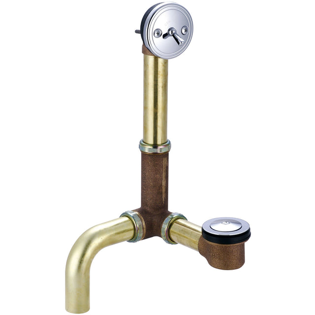 Central Brass 1675-S Multi-Tub Pop-Up Bath Drain in Polished Chrome