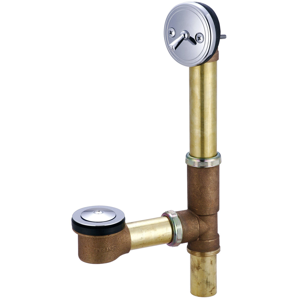 Central Brass 1675 Multi-Tub Pop-Up Bath Drain in Polished Chrome
