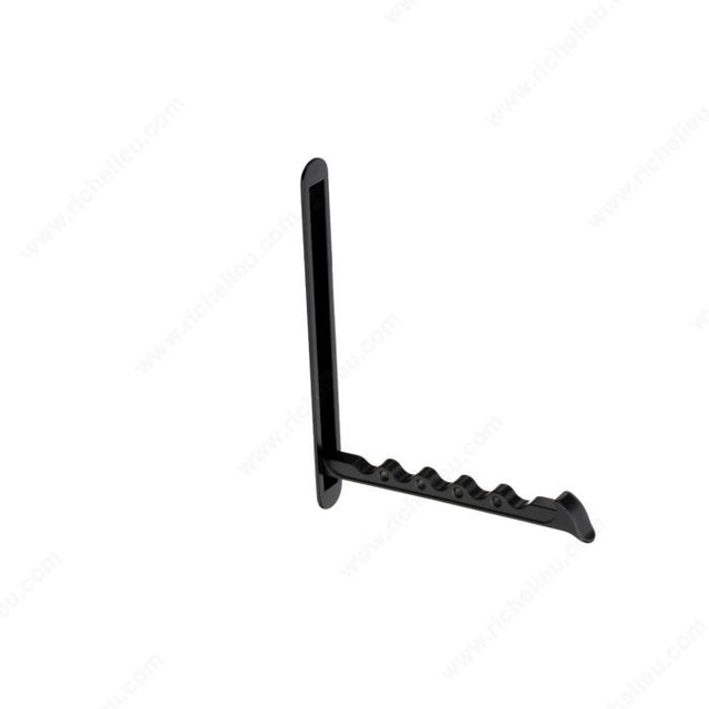 Richelieu RH172570900 Retractable Recessed Metal Hook - 1725, Matte Black