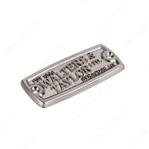 Richelieu BP85523195 Walter & Taylor Decorative Plaque - 8552, Brushed Nickel