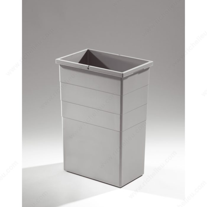 Richelieu 361407100 Bins for Cargo System, Gray, 7.4 qt, 9 1/16 in, 4 3/8 in, 13 1/2 in, Small (less than 42 qt / 40 L)
