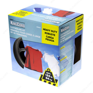 KingCord 304031 Heavy Duty Clothesline Kit