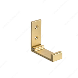 Richelieu RH156070160 Retractable Metal Hook - 1560, Satin Brass