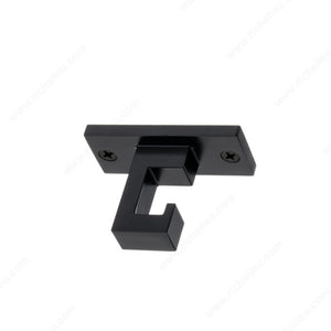 Richelieu RH124050900 Simple Metal Ceiling Hook - 1240, Matte Black