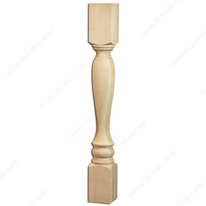 Richelieu SY-P-5048-M Newel Post #5048, Hard Maple