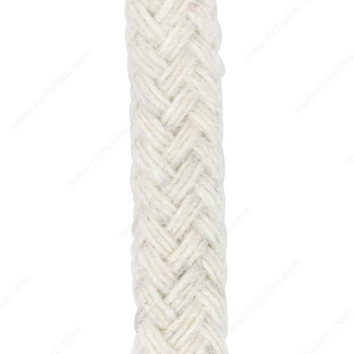 KingCord 308461BGV1 Cotton Polyester Diamond Braid Clothesline Rope, 50 ft, 3/16 in, 15 lb