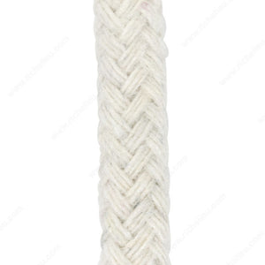 KingCord 308461BGV1 Cotton Polyester Diamond Braid Clothesline Rope, 50 ft, 3/16 in, 15 lb
