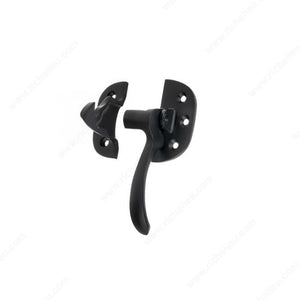 Richelieu BP857859R900 Metal Icebox Latch - Right Opening - 8578, Matte Black