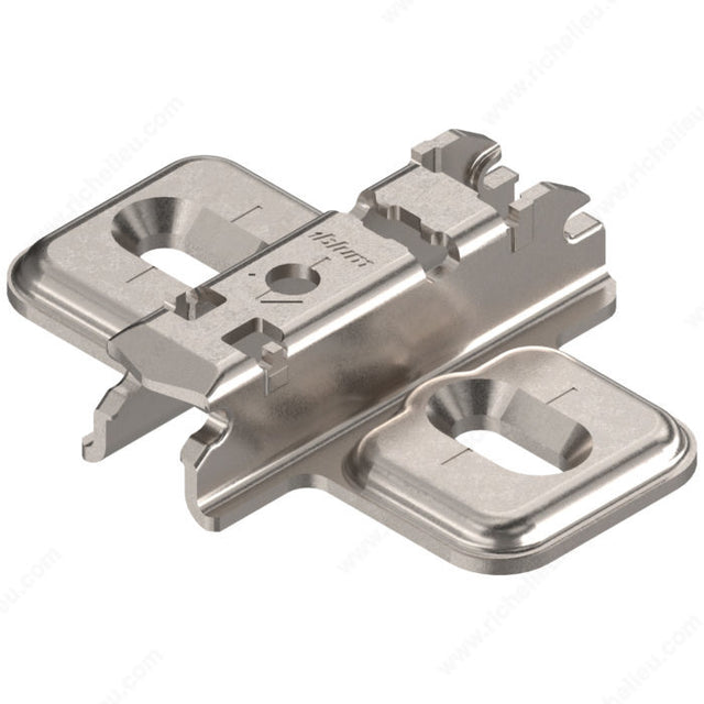 Blum 174E610180 BLUM Mounting Plate, Expanding Dowel, 0 mm, Steel, 7/16 in, 3/16 in