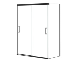 MAAX 136560-900-340-000 Incognito 76 Return Panel for 32 in. Base with Clear glass in Matte Black