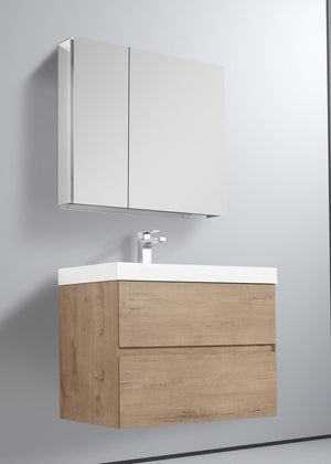 Blossom Assisi 30" Vanity - Eco-Friendly Modern Minimalist Design with Soft-Closing Drawers