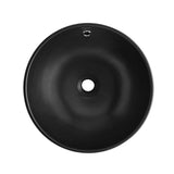 Sublime 17” Round Vessel Sink in Matte Black