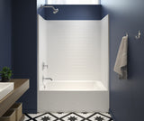 MAAX 106923-000-002-100 6030STT 60 x 31 AcrylX Alcove Left-Hand Drain One-Piece Tub Shower in White