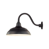 Millennium Lighting RWHS17-SB RLM 1 Light 17" Wide Outdoor Warehouse Shade