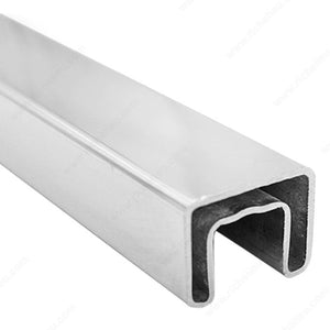 Richelieu SSUTCH100 Stainless Steel Square Top Rail - Low Profile