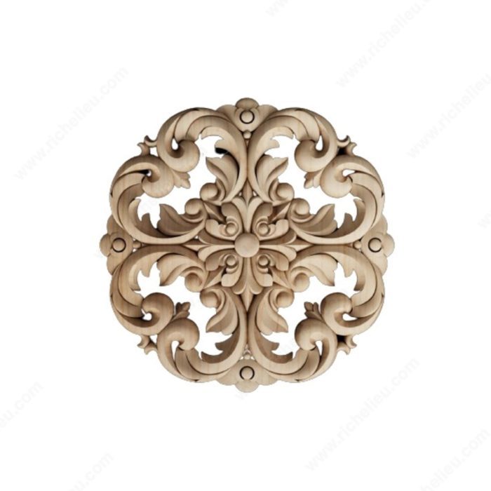 Richelieu RICAPL-DRS3-8 CH Applique 8 diameter, Cherry