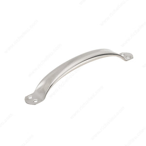 Richelieu BP9510160195 Modern Surface-mount Steel Pull - 9510, Brushed Nickel, 6 5/16 in, 7 3/32 in