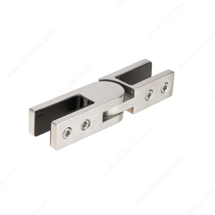 Richelieu SSPFEBADJ1 Adjustable Glass Connector, with Square Ends