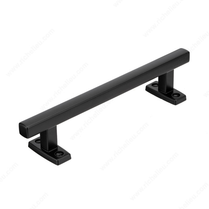Richelieu BP6525160195 Modern Surface-Mount Metal Pull - 6525, Brushed Nickel, 6 5/16 in, 8 21/32 in
