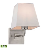 Elk 17152/1-LED Beverly 10'' High 1-Light Sconce - Brushed Nickel