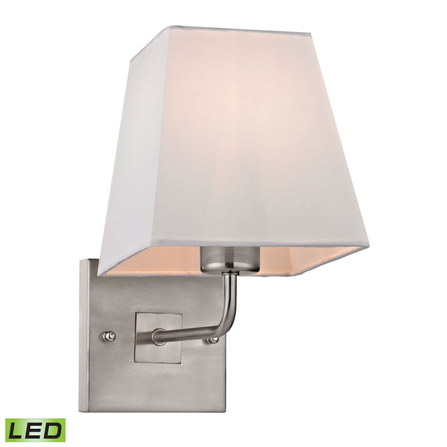 Elk 17152/1-LED Beverly 10'' High 1-Light Sconce - Brushed Nickel