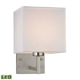 Elk 17160/1-LED Davis 10'' High 1-Light Sconce - Brushed Nickel