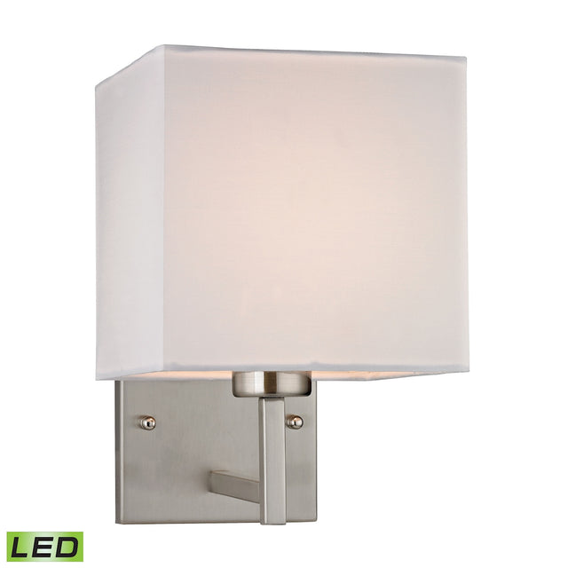 Elk 17160/1-LED Davis 10'' High 1-Light Sconce - Brushed Nickel