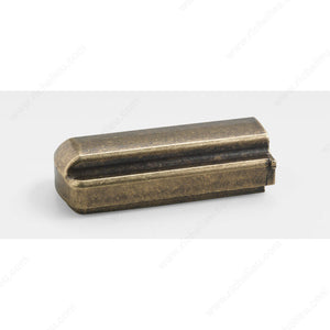 Richelieu P7A0A07 Lapis Hinge Cover Caps - Cabinet Side, Old Brass, Full Overlay, Special Online Order