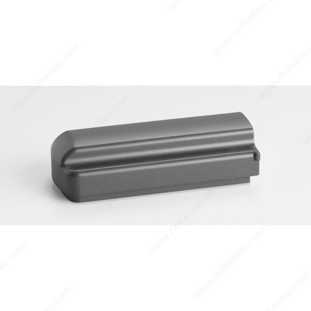 Richelieu P7A0A10 Lapis Hinge Cover Caps - Cabinet Side, Satin Metal Black, Full Overlay, Special Online Order
