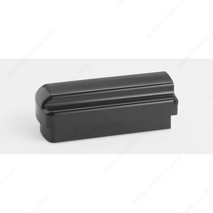Richelieu HP7AOAA3 Lapis Hinge Cover Caps - Cabinet Side, Black, Full Overlay, In Stock