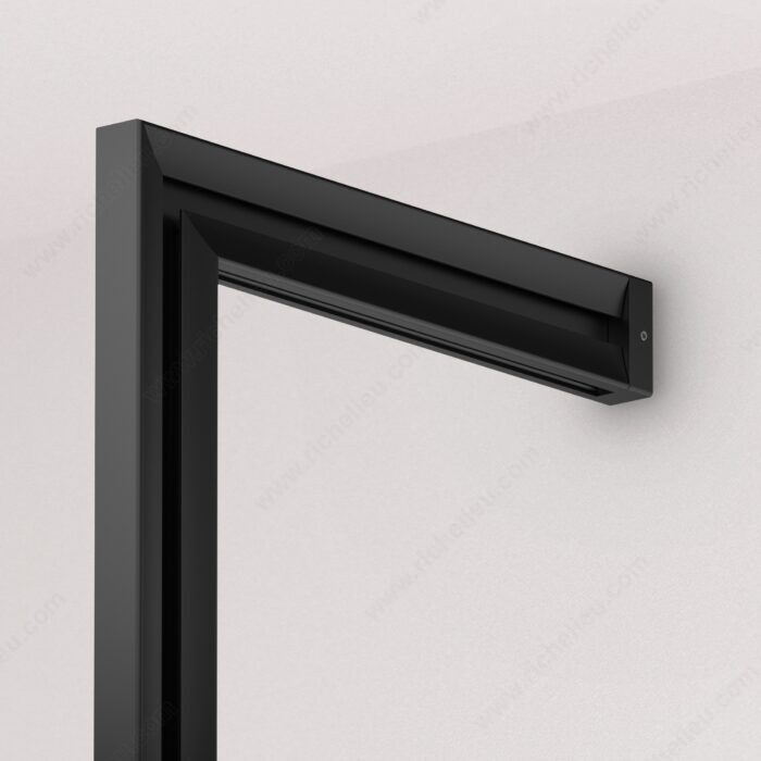 Richelieu 88725326010 LOGO III Wall Profile, Aluminum Gray, 10