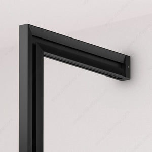 Richelieu 88725326010 LOGO III Wall Profile, Aluminum Gray, 10