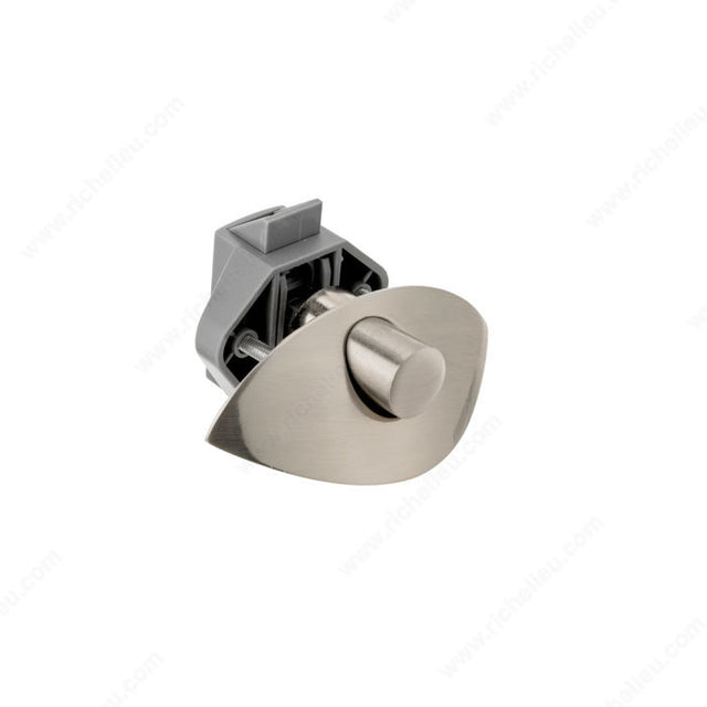 Richelieu BP805532195 Metal Push-button Handle for Recreational Vehicles - 8055, Brushed Nickel