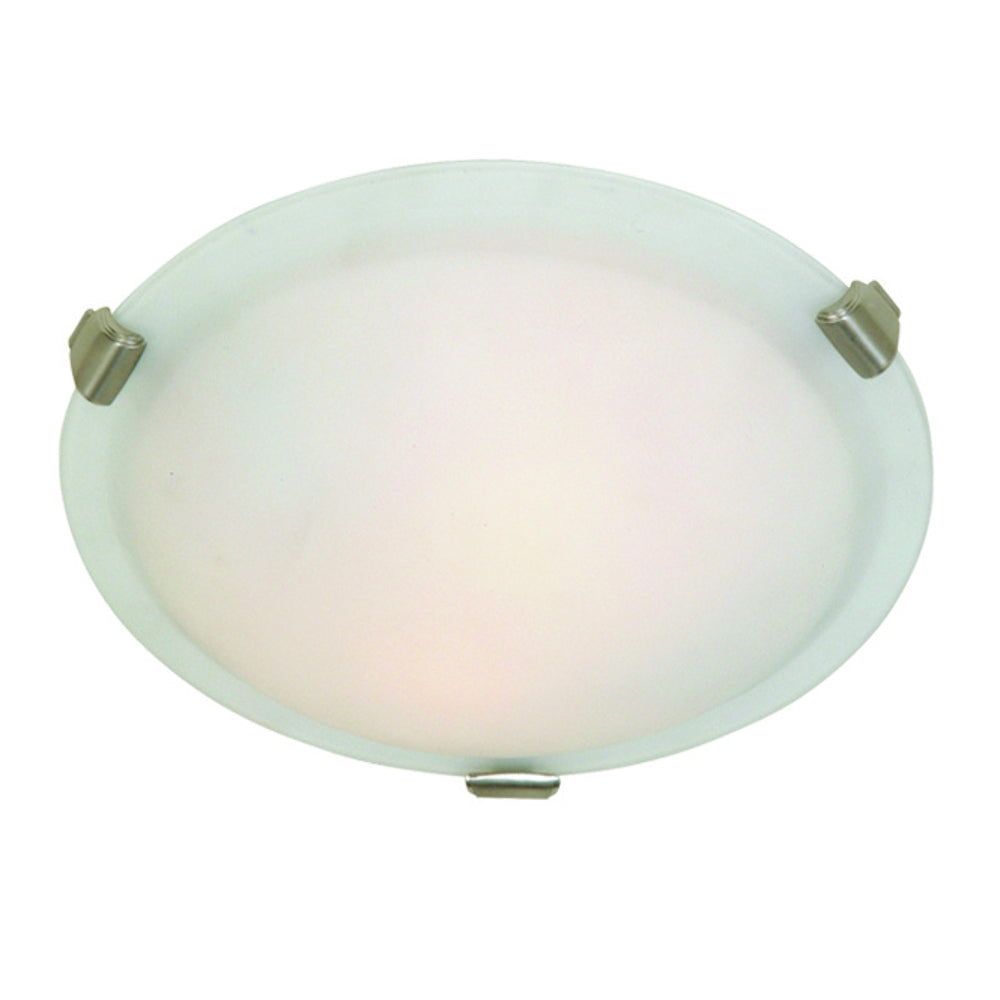Clip Ceiling Flush Light - Brushed Nickel / 16.00