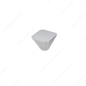 Richelieu BP234725174 Modern Plastic Knob - 2347, Matte Chrome