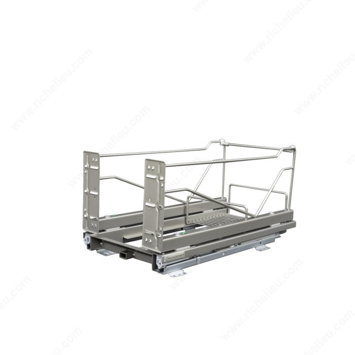 Richelieu 61010140 Frames for K-Waste Bin Model, Chrome, For One Bin, Min. 11 5/8 in, 10 5/8 in, Min. 12 1/2 in
