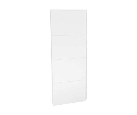 MAAX 103419-306-513 Utile 32 in. Composite Direct-to-Stud Side Wall in Erosion Bora white