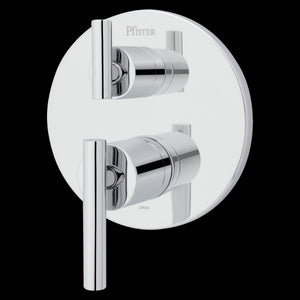 Contempra Stacked Diverter Trim Kit in Polished Chrome