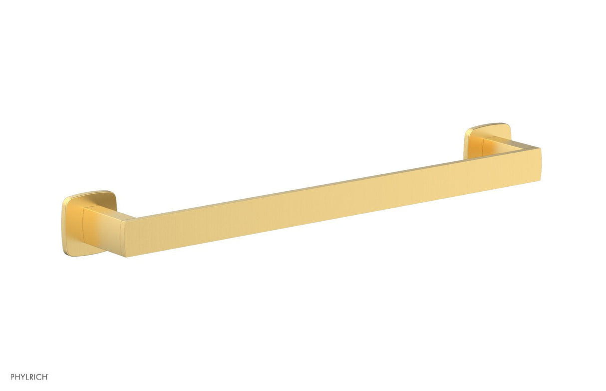 Phylrich 181-70-24B RADI 18" Towel Bar 181-70 - Burnished Gold