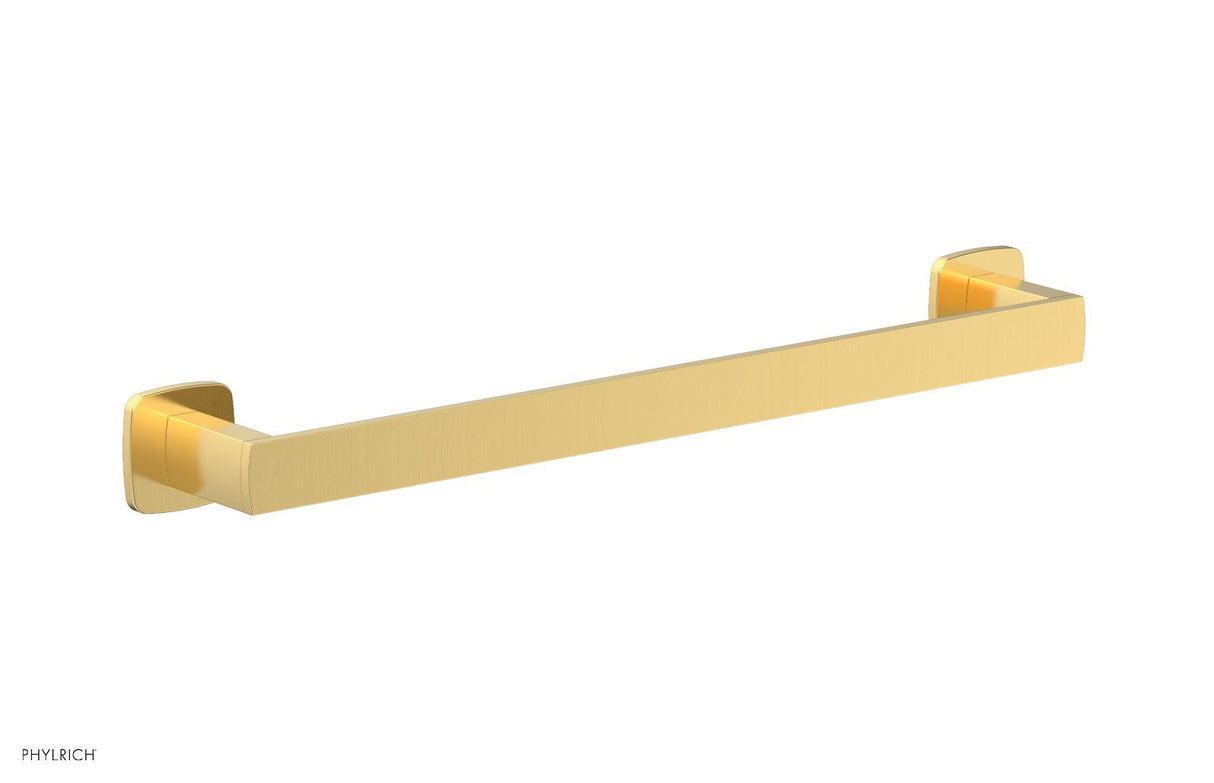 Phylrich 181-70-024 RADI 18" Towel Bar 181-70 - Satin Gold