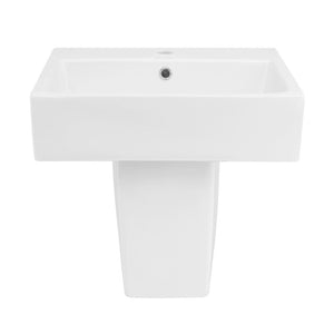 Concorde 21" Two-Piece Wall-Mount Bathroom Sink