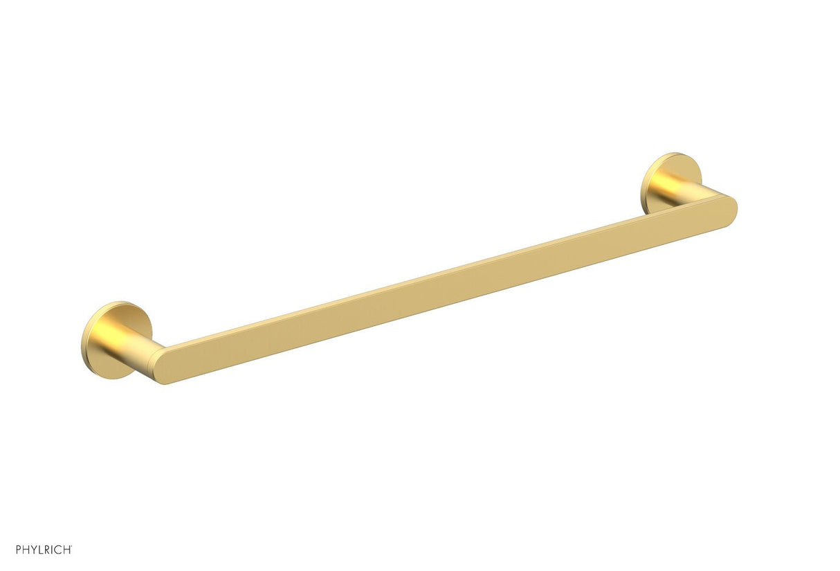 Phylrich 183-70-24B Contemporary 18" Towel Bar 183-70 - Burnished Gold