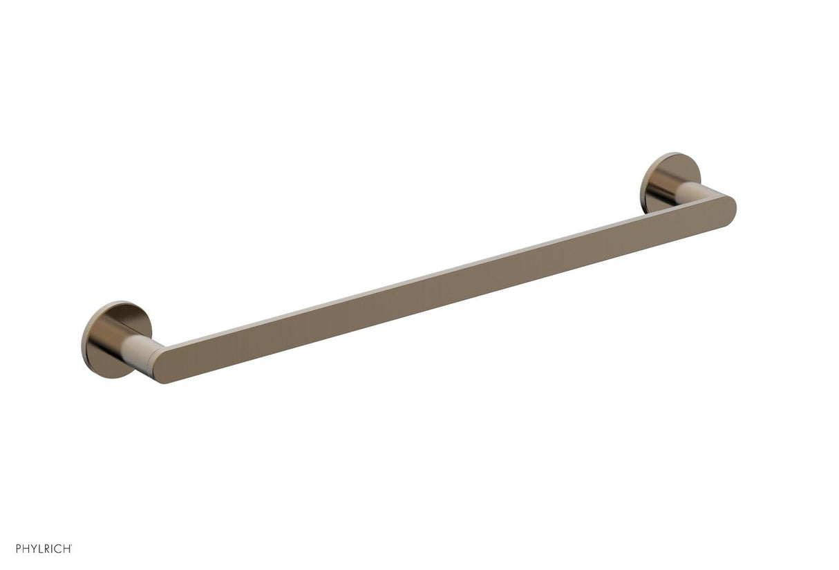 Phylrich 183-70-047 Contemporary 18" Towel Bar 183-70 - Antique Brass