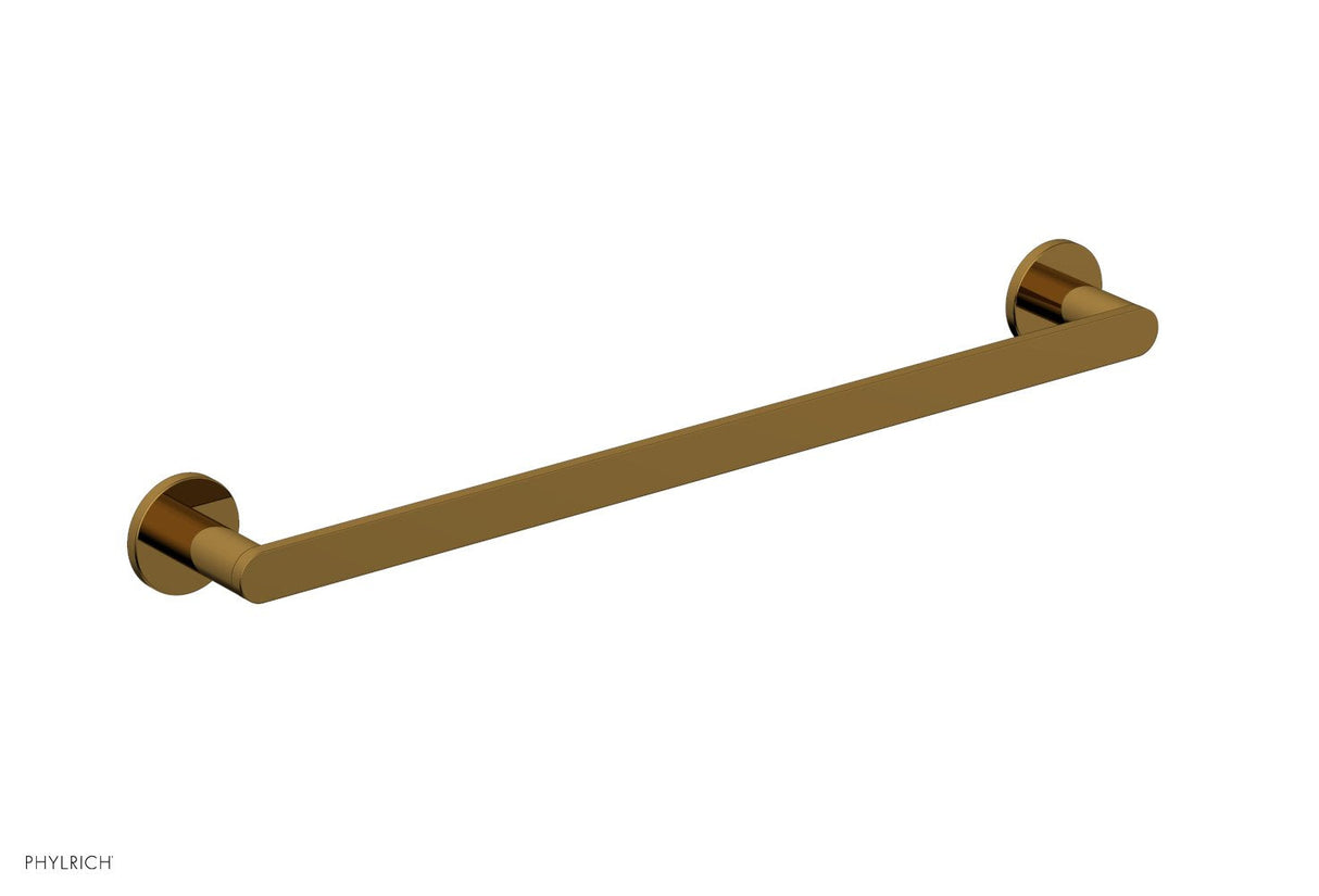 Phylrich 183-70-002 Contemporary 18" Towel Bar 183-70 - French Brass