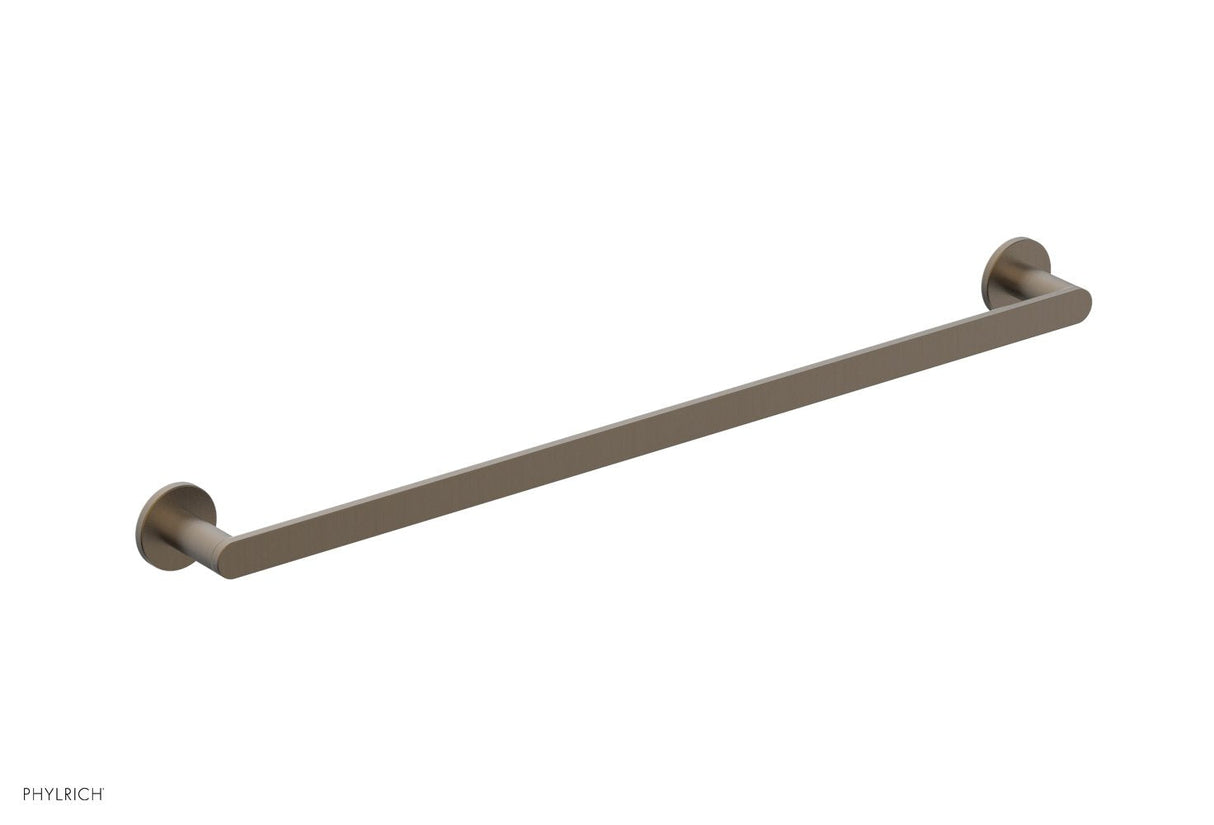 Phylrich 183-71-OEB Contemporary 24" Towel Bar 183-71 - Old English Brass